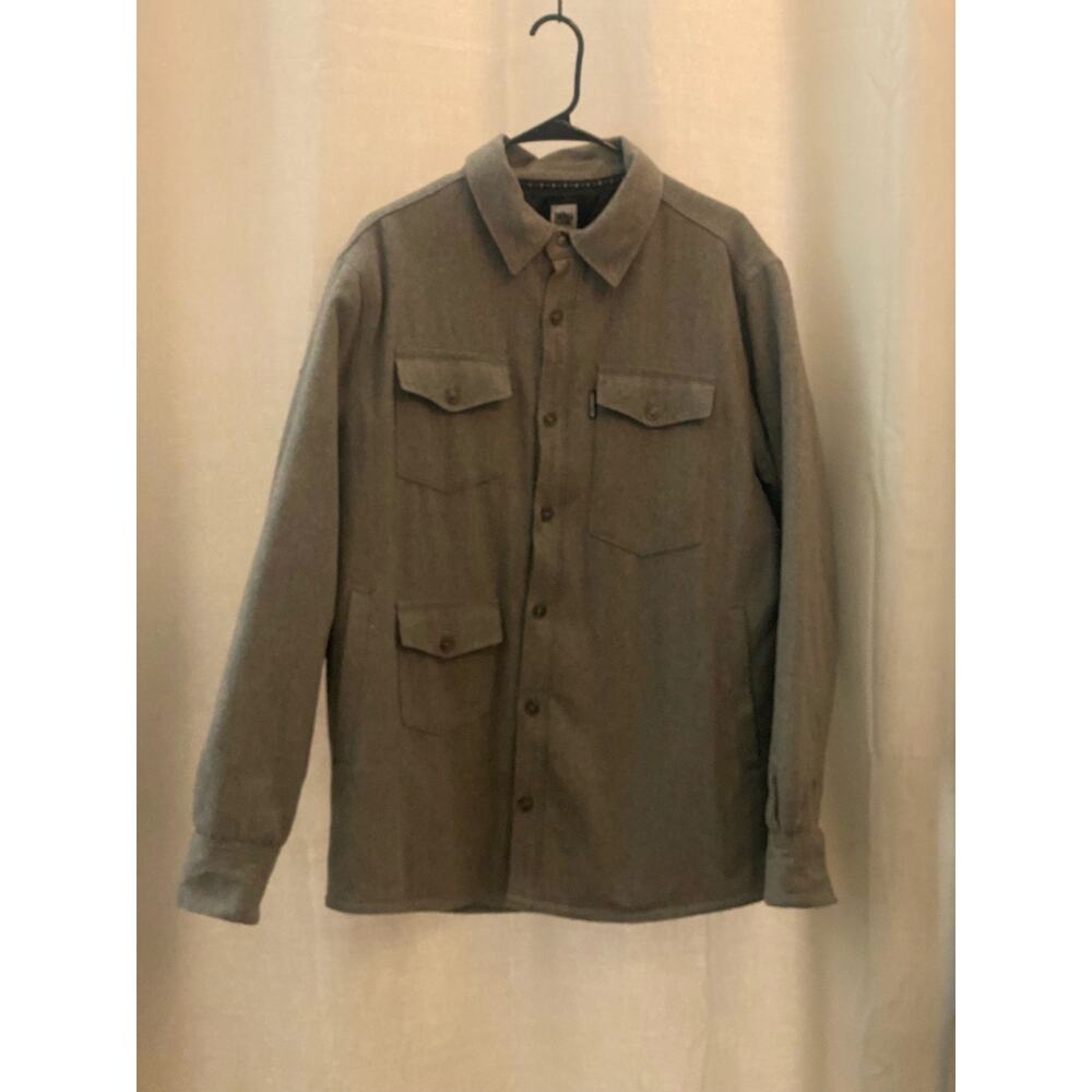 vtg IN4MATION Wool Shirt Jacket m large